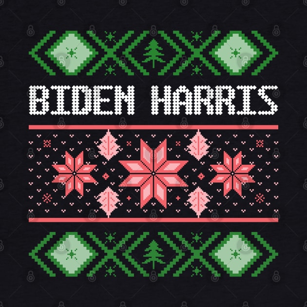 biden harris ugly christmas sweater by natashawilona